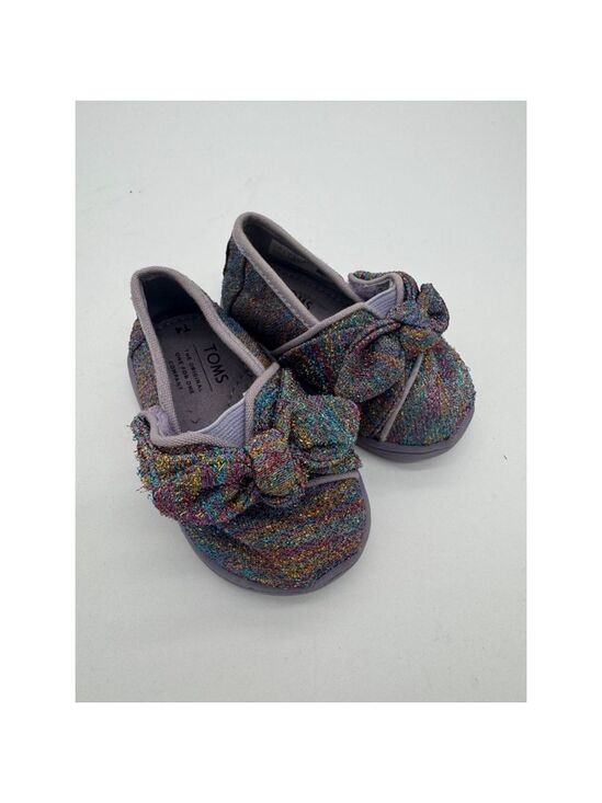 Toms Other - Girls TOMS Shoes Size T4 Multi-color